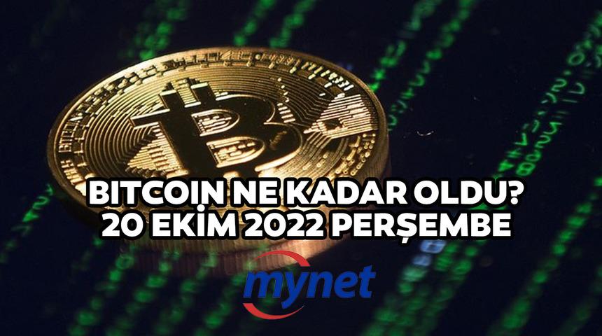 Bitcoin ne kadar? 20 Ekim Bitcoin, Ethereum, Dogecoin ve Ripple kaç dolar/TL oldu?