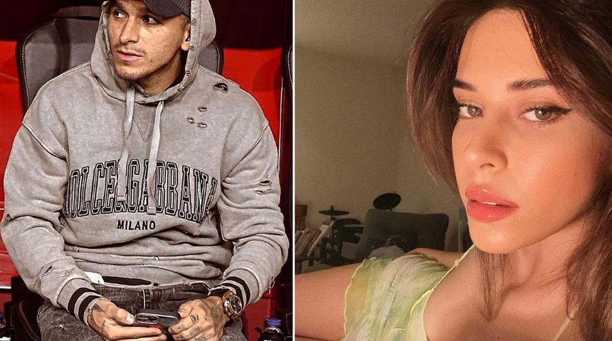 Herkes maçı izlerken Torreira bakın ne yaptı! Güzel oyuncu Devrim Özkan’ı takibe aldı...