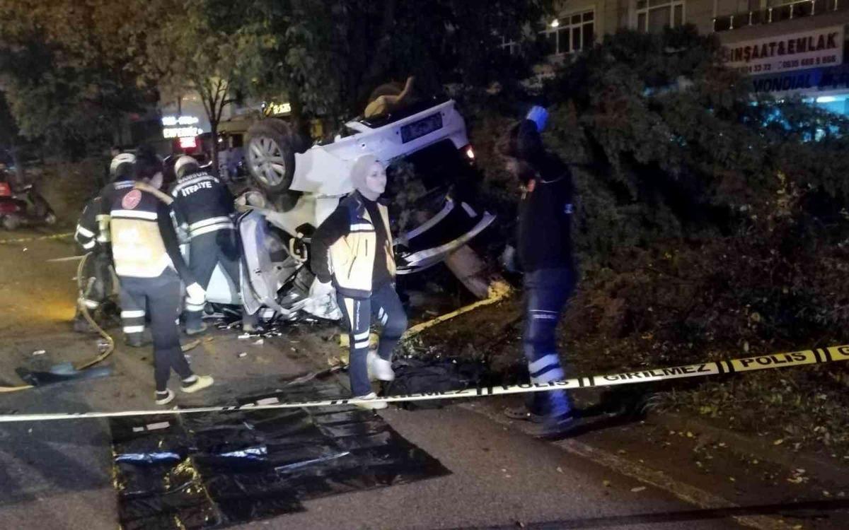 Samsun&rsquo;da kazada karı-koca hayatını kaybetti