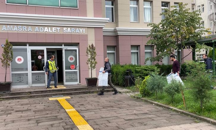 Amasra'da patlama yaşanan maden ocağında toplanan deliller adliyeye getirildi G4