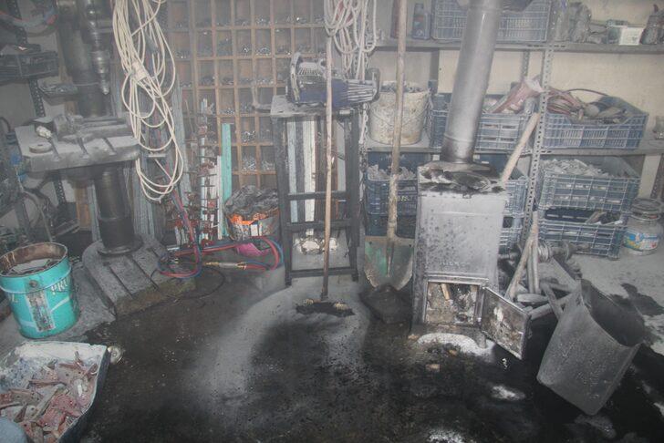 Benzinle soba yakmaya çalışan kaynakçı, iş yerinde çıkan yangında yaralandı G1