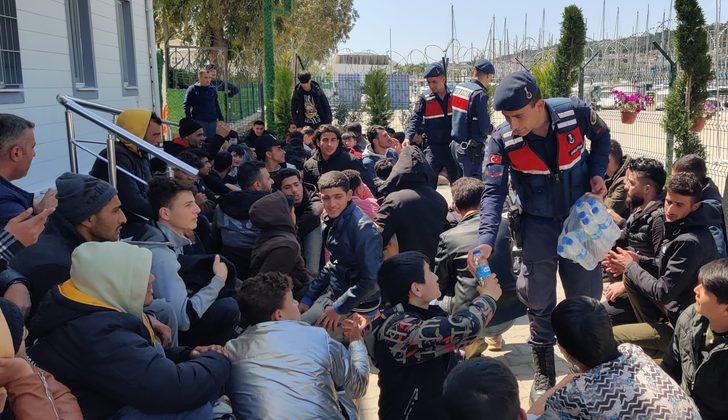 İzmir'de 180 düzensiz göçmen yakalandı G3