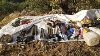 İçişleri Bakanlığı duyurdu! Cudi'de PKK'ya ait çok sayıda silah ele geçirildi