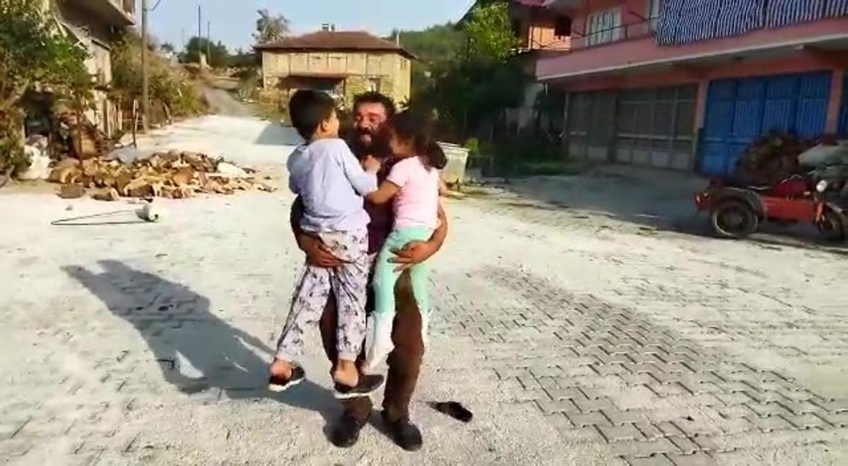 &Ouml;z anneleri tarafından ka&ccedil;ırılan &ccedil;ocuklar babalarına kavuştu