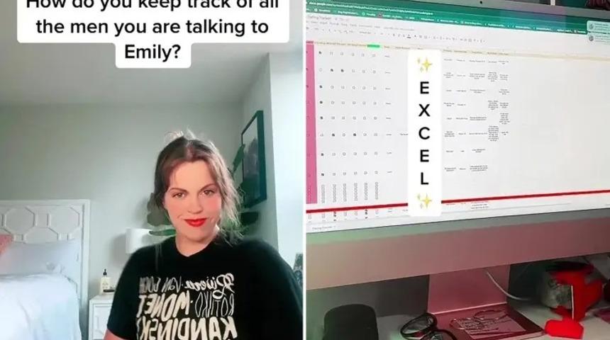 ''O kadar çok erkekle çıkıyorum ki, aşk hayatımı yönetmek için bir Excel tablosu tutmam gerek!''