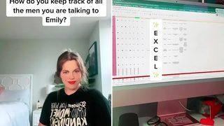 ''O kadar çok erkekle çıkıyorum ki, aşk hayatımı yönetmek için bir Excel tablosu tutmam gerek!''