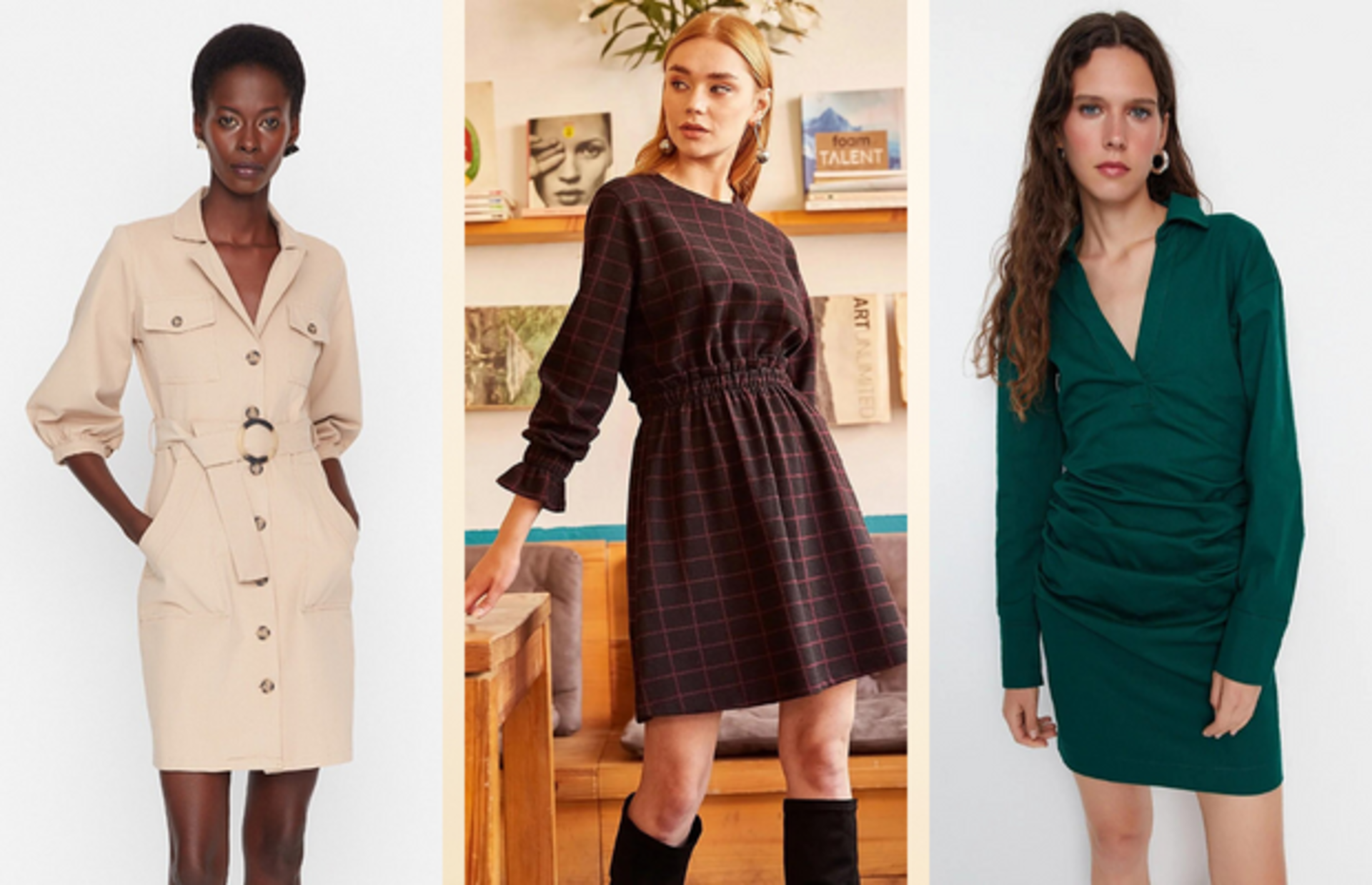 Alanların öve öve bitiremediği sonbahara en yakışan elbise modelleri