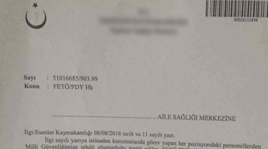 Sağlık Bakanlığı'ndan Aile Hekimlerine 'FET&Ouml;' anketi