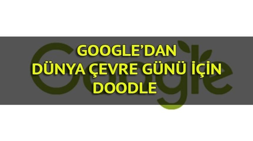 Google'dan Dünya çevre günü için yeşil doodle!