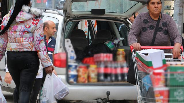 Akın ettiler, alışveriş için zamanla yarıştılar! Artık sadece Bulgarlar gelmiyor