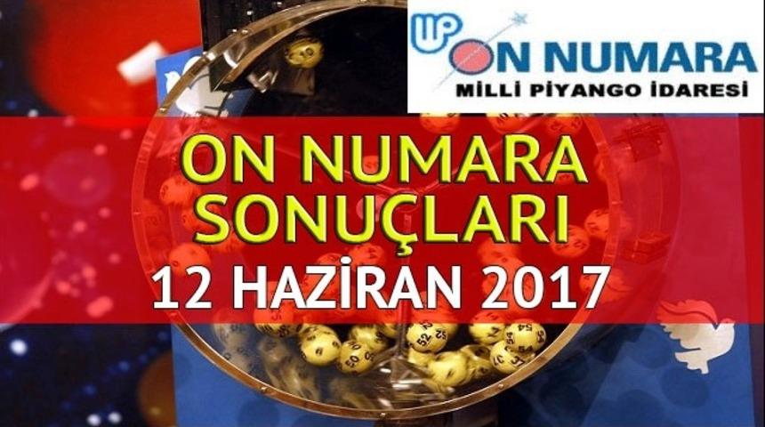 On Numara sonuçları 12 Haziran 2017: On Numara'da büyük ikramiye ikiye bölündü!