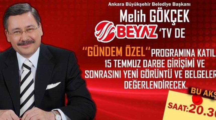 Beyaz TV Gündem Özel Melih Gökçek Yayınladığı belgeler 14 Ağustos Fethullah Gülen sesinden