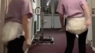 Skandal görüntüler! Huzurevi çalışanlarının yaşlılarla dalga geçtiği anlar sosyal medyadan tepki topladı