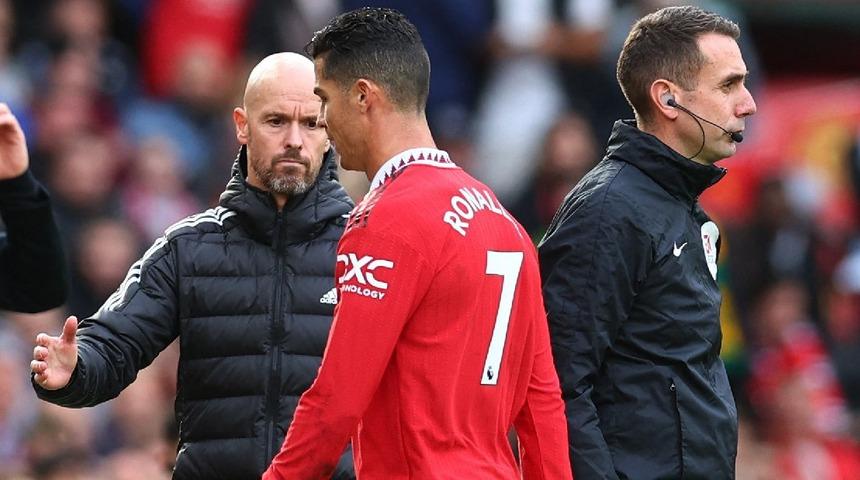 Cristiano Ronaldo krizinde neler oluyor? Manchester United hocası Erik ten Hag'den şok karar! 