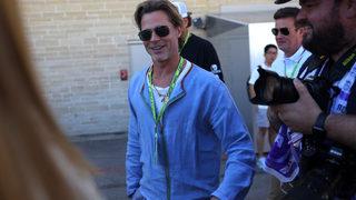 Brad Pitt Formula 1 yarışında! Akıllara o soru geldi