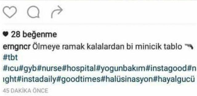 Hemşirenin &ccedil;ektiği fotoğrafa inceleme 2