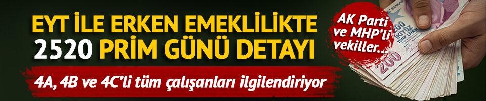 EYT ile erken emeklilikte 2520 prim g&uuml;n&uuml; detayı