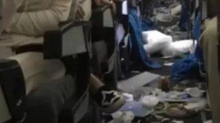 Türbülansa giren yolcu uçağında korku dolu anlar! Yolcular kanlar içinde kaldı... Koridor bir anda savaş alanına döndü