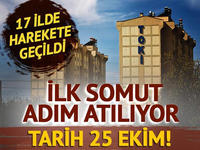 TOKİ&rsquo;den 500 bin konut i&ccedil;in ilk somut adım! 