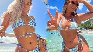 Sosyal medyanın arkasındaki gerçekliği gösterdi! Gerçek ve kurgulanmış bikinili pozlarını paylaştı... “Aldanmayın”