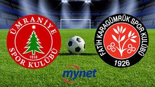 Ümraniyespor Fatih Karagümrük maçı ne zaman, saat kaçta, hangi kanalda? Ümraniyespor Fatih Karagümrük maçı canlı yayın bilgileri!
