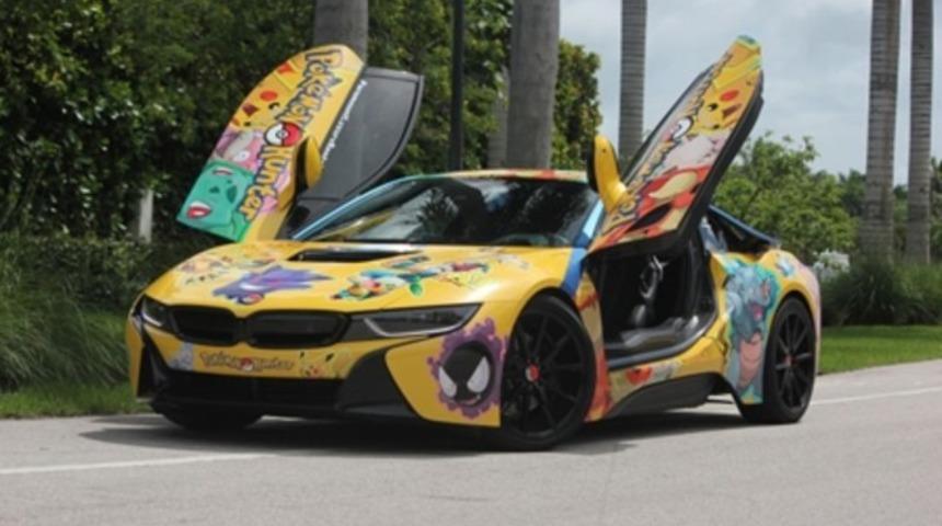 BMW İ8 Pokemon GO ile modifiye edildi (Video)