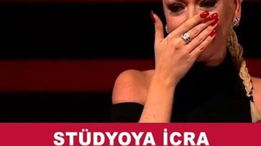 Stüdyo'yu İcra Memurları Bastı Hadise Gözyaşlarına Boğuldu