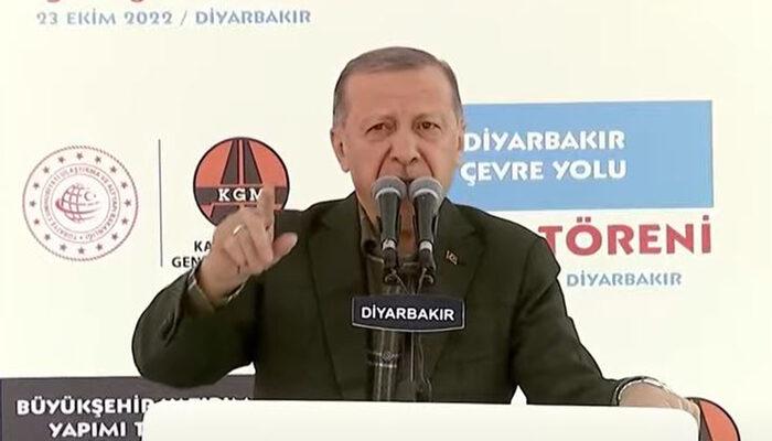 Diyarbakır'daki pankart Erdoğan'ın dikkatini çekti: Reis paradan altı sıfırı sen attın biz de...