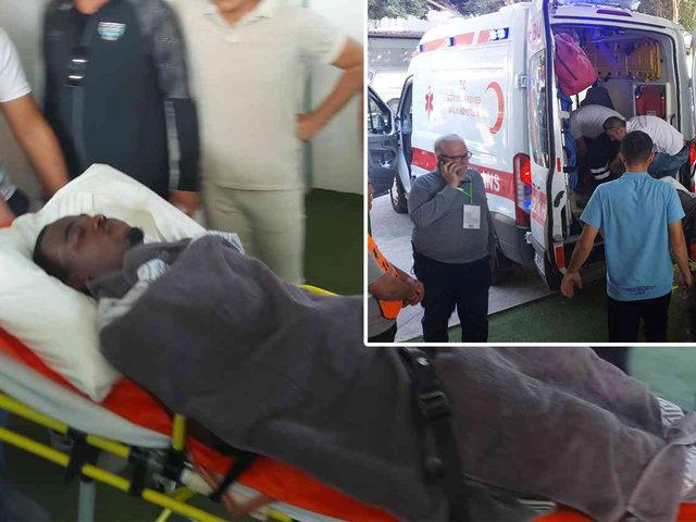 Ölümden döndü! Maç sonu dili boğazına kaçtı