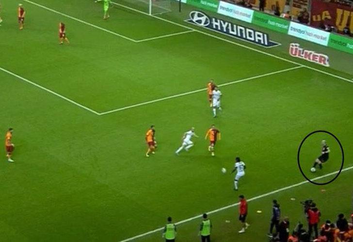 Galatasaray maçı bitti ama taraftarın öfkesi dinmiyor! Yardımcı hakemin oyuna girip topa vurması gündemin ana maddesi haline geldi...
