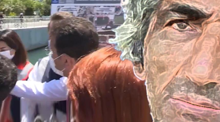 Rambo Okan, Ekrem İmamoğlu'na zor anlar yaşattı! Kalabalığın içine doğru daldı ve...