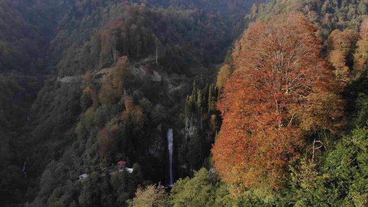 Maral Şelalesi sonbaharda doğa severlerin ilgi odağı G1