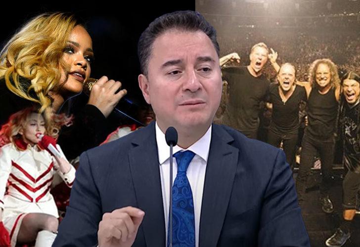 Rihanna, Madonna, U2, Metallica... DEVA Partisi lideri Babacan tek tek saydı! "'Dur' diyeceğiz"