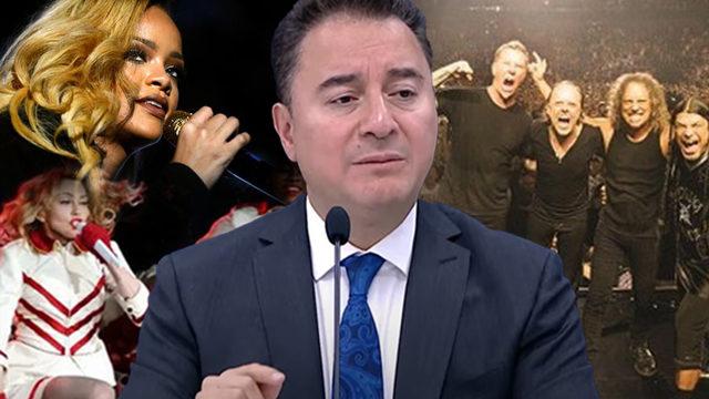 Rihanna, Madonna, U2, Metallica... DEVA Partisi lideri Babacan tek tek saydı! 'Dur' diyeceğiz