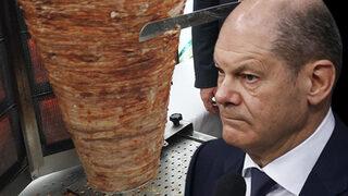 Almanya Başbakanı Scholz'a döner protestosu! 'Putin'le konuşun...'