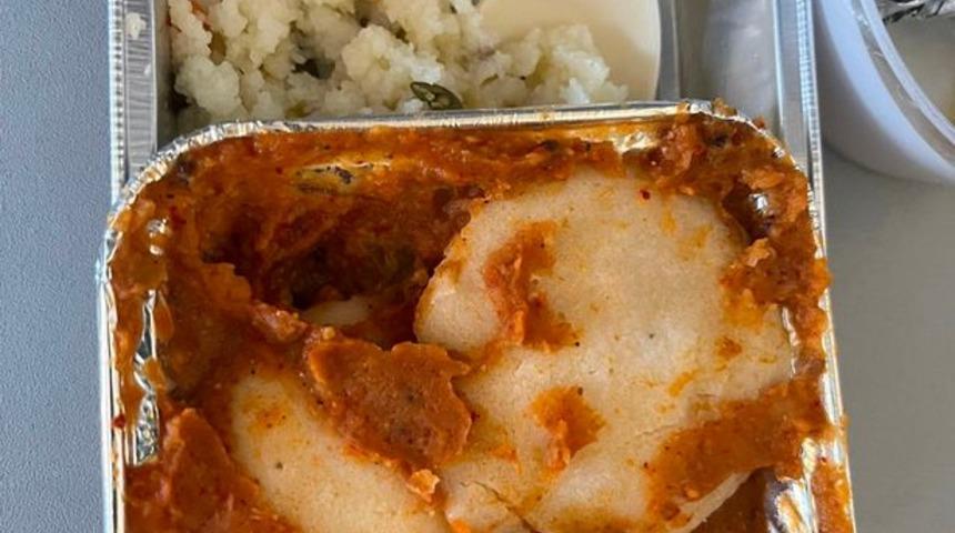 Uçaktaki yemeğinden hamam böceği çıktı! Havayolu şirketinden “sotelenmiş zencefil” açıklaması geldi