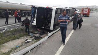 Samsun'da kaza: 47 asker yaralı  