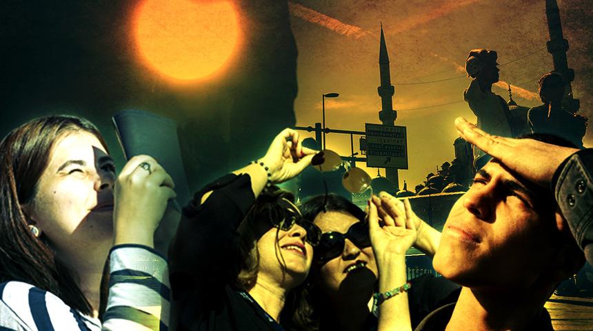 Türkiye'de merakla bekleniyordu... Ve güneş tutulması gerçekleşti! Gözler gökyüzüne çevrildi, uzmanlar uyardı: Sakın yapmayın