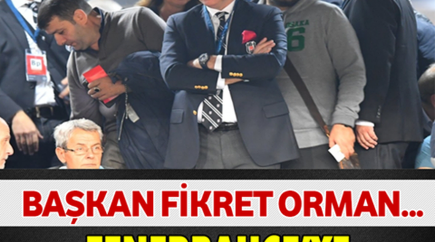 Beşiktaş Başkanı Fikret Orman Fenerbah&ccedil;e'ye Yardım Elini Uzattı!