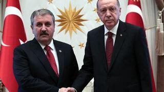 Erdoğan, BBP lideri Destici'yle bir araya geldi