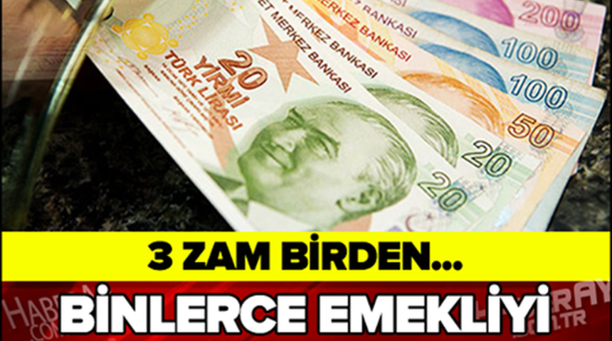 Emekliye 3 Zam Birden Nasıl Alıcaklar?