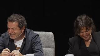 Oğuzhan Uğur'un Babala TV'deki programında ilginç anlar! Ece Üner tuvalete giderken mikrofonunu açık unutunca salon kahkahaya boğuldu