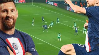 Tüm dünya Messi'nin attığı bu golü konuşuyor! PSG rakibine acımadı ve 7 gollü galibiyet geldi...