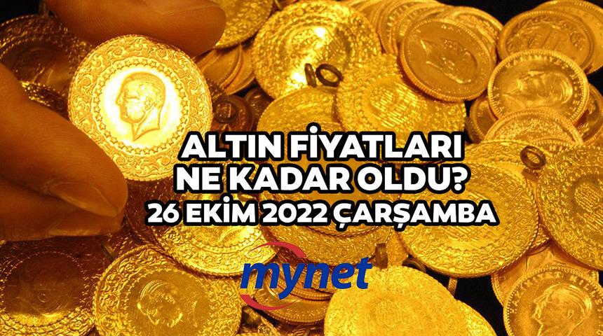 ALTIN FİYATLARI SON DAKİKA! 26 Ekim 2022 gram, çeyrek, yarım, tam altın fiyatları ne kadar oldu? Yeniden 1000 TL'yi gördü!