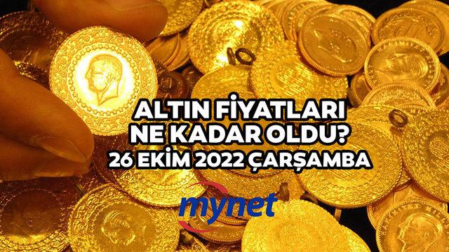ALTIN FİYATLARI SON DAKİKA! 26 Ekim 2022 gram, çeyrek, yarım, tam altın fiyatları ne kadar oldu? Yeniden 1000 TL'yi gördü!