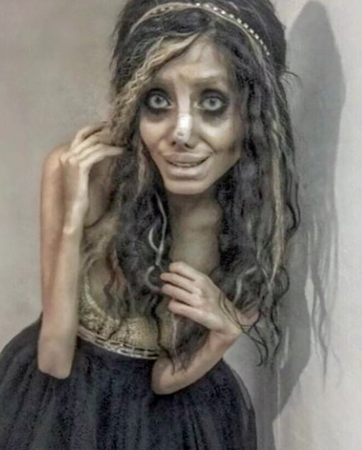 “Zombie Angelia Jolie” olarak ünlenmişti! Gerçek halini görenler şaşkına döndü... Meğerse yıllarca herkesi kandırmış G4