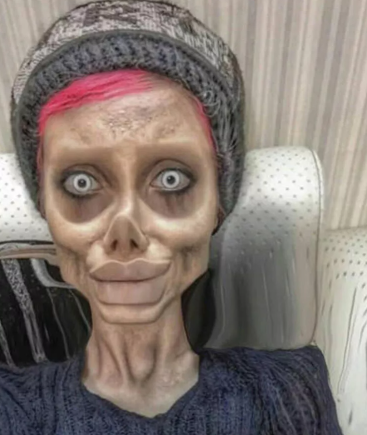 “Zombie Angelia Jolie” olarak ünlenmişti! Gerçek halini görenler şaşkına döndü... Meğerse yıllarca herkesi kandırmış G5