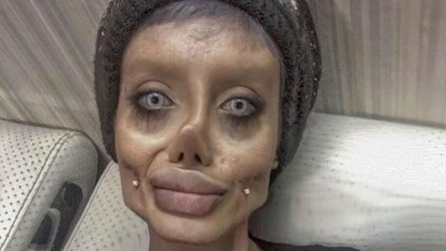 “Zombie Angelia Jolie” olarak ünlenmişti! Gerçek halini görenler şaşkına döndü... Meğerse yıllarca herkesi kandırmış