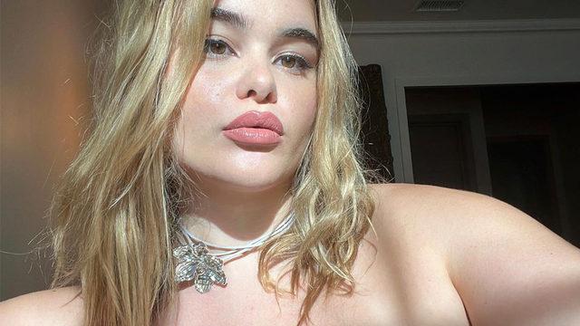 Euphoria'nın balık etli yıldızı Barbie Ferreira iç çamaşırlı pozlarını paylaştı! Göğüs ucunu saklamadı