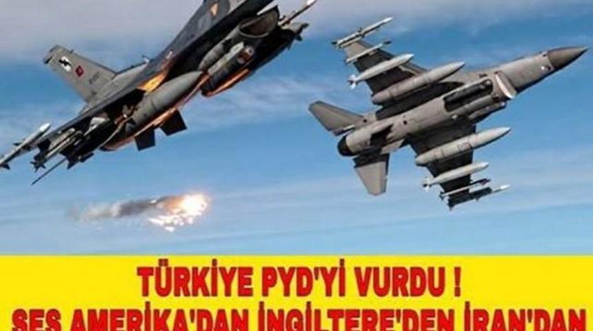T&uuml;rkiye PYD'yi Vurdu D&uuml;nya Karıştı
